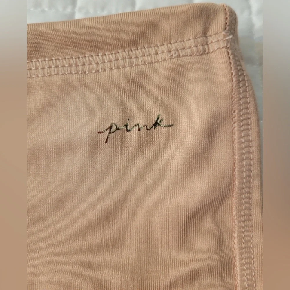PINK Victoria’s Secret Dusty Pink Beige Neck Gaiter Mask Running Hiking Outdoors